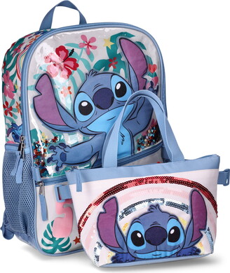 Disney Lilo & Stitch Children’s Smile Laptop Backpack with Lunch Bag, 2-Piece Set